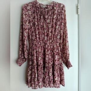 ❤️Chic Long Sleeve Floral Dress in Pink